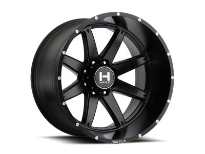 Hostile Alpha Asphalt 8-Lug Wheel; 20x12; -44mm Offset (06-08 RAM 1500 Mega Cab)