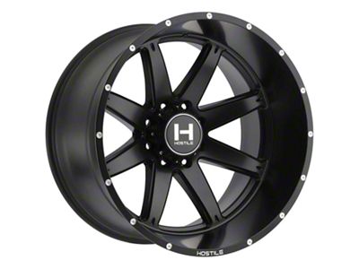 Hostile Alpha Asphalt 8-Lug Wheel; 20x10; -19mm Offset (06-08 RAM 1500 Mega Cab)