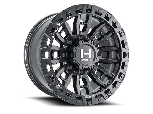 Hostile Crandon Asphalt 8-Lug Wheel; 20x9; 1mm Offset (06-08 RAM 1500 Mega Cab)