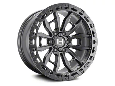 Hostile Crandon Asphalt 6-Lug Wheel; 20x9; 1mm Offset (19-25 RAM 1500)