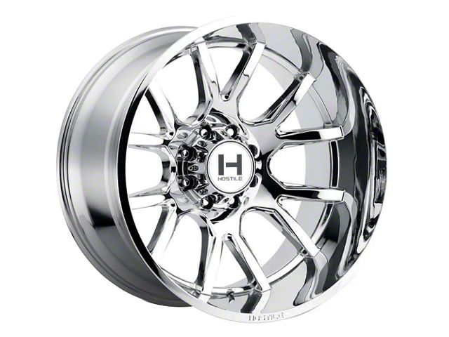 Hostile Rage Armor Plated 8-Lug Wheel; 20x10; -19mm Offset (06-08 RAM 1500 Mega Cab)