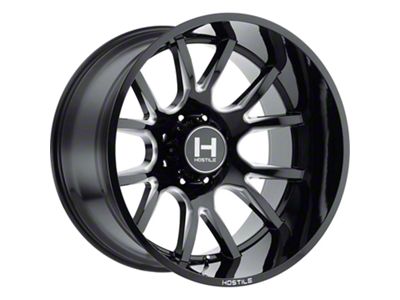 Hostile Rage Blade Cut 8-Lug Wheel; 22x10; -25mm Offset (19-24 RAM 2500)