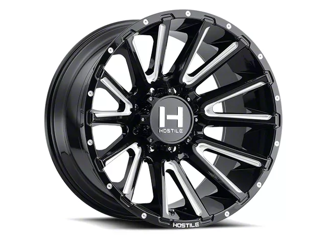 Hostile Typhoon Blade Cut 8-Lug Wheel; 20x12; -44mm Offset (19-24 RAM 2500)