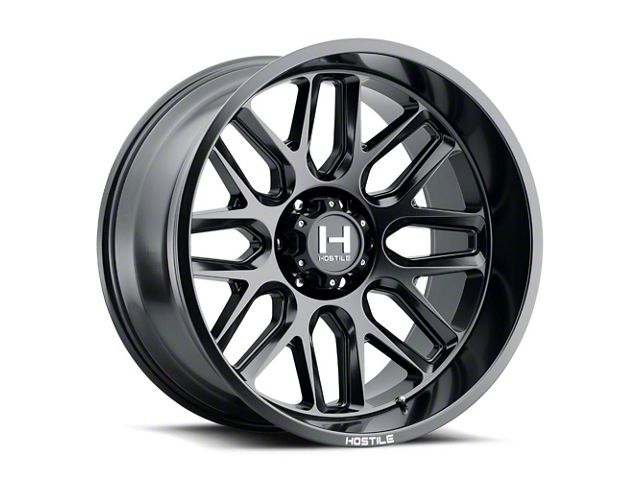 Hostile Vulcan Asphalt 8-Lug Wheel; 24x12; -44mm Offset (19-24 RAM 2500)