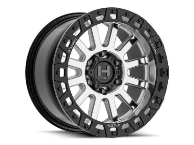 Hostile Dominator Machined 6-Lug Wheel; 17x9; 0mm Offset (24-25 Ranger)