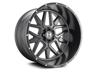 Hostile Diablo Asphalt 6-Lug Wheel; 20x10; -19mm Offset (19-26 Sierra 1500)
