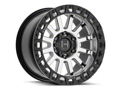 Hostile Dominator Machined 6-Lug Wheel; 17x9; 0mm Offset (14-18 Sierra 1500)