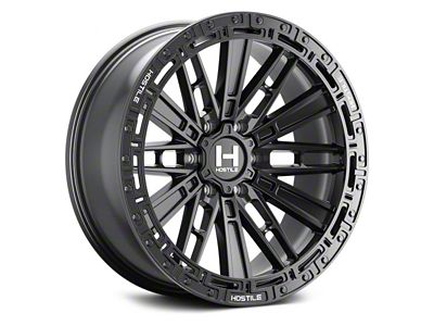 Hostile Mojave Asphalt 6-Lug Wheel; 17x9; 0mm Offset (14-18 Sierra 1500)