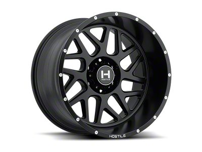 Hostile Sprocket Asphalt 6-Lug Wheel; 20x9; 0mm Offset (19-25 Sierra 1500)