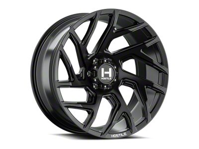 Hostile Vortex Asphalt 6-Lug Wheel; 22x10; -25mm Offset (19-25 Sierra 1500)