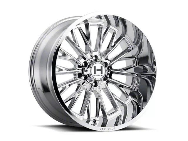 Hostile Fury Armor Plated 8-Lug Wheel; 22x10; -25mm Offset (20-24 Sierra 2500 HD)