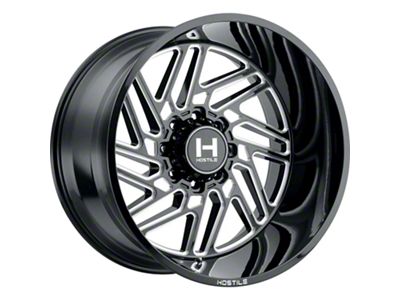 Hostile Jigsaw Blade Cut 8-Lug Wheel; 20x10; -19mm Offset (07-10 Sierra 2500 HD)