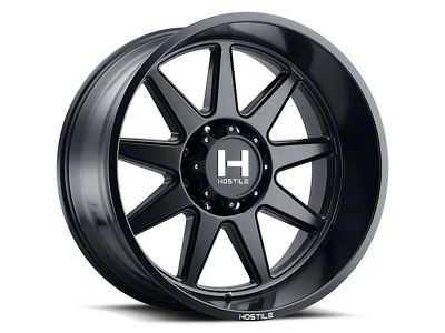 Hostile Omega Asphalt 8-Lug Wheel; 26x12; -44mm Offset (07-10 Sierra 2500 HD)