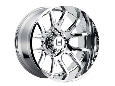 Hostile Rage Armor Plated 8-Lug Wheel; 22x12; -44mm Offset (07-10 Sierra 2500 HD)