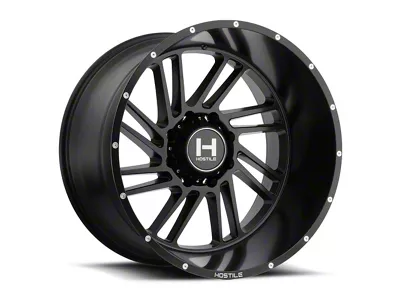 Hostile Stryker Asphalt 8-Lug Wheel; 24x14; -76mm Offset (01-06 Sierra 2500 HD)