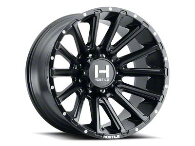 Hostile Typhoon Asphalt 8-Lug Wheel; 22x12; -44mm Offset (07-10 Sierra 2500 HD)