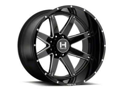 Hostile Alpha Blade Cut 8-Lug Wheel; 22x14; -76mm Offset (20-23 Sierra 3500 HD SRW)