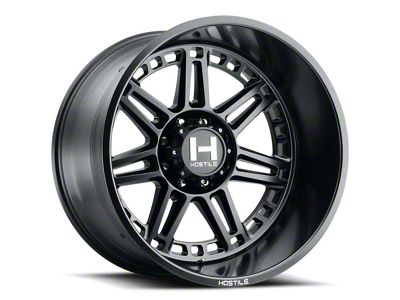 Hostile Lunatic Asphalt 8-Lug Wheel; 20x10; -19mm Offset (20-25 Sierra 3500 HD SRW)