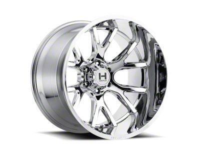 Hostile Rage Armor Plated 6-Lug Wheel; 20x9; 0mm Offset (19-24 Silverado 1500)