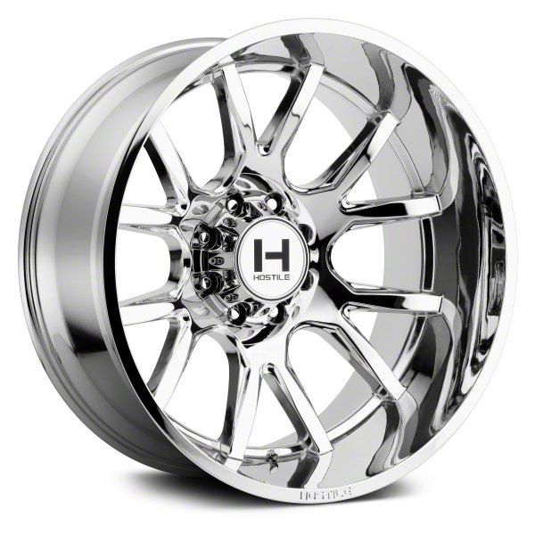 Hostile Silverado 1500 Rage Armor Plated 6-Lug Wheel; 20x9; 12mm Offset ...