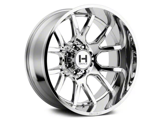 Hostile Silverado 1500 Rage Armor Plated 6-Lug Wheel; 20x9; 12mm Offset ...