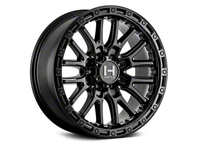 Hostile Ridgecrest Asphalt 6-Lug Wheel; 17x9; 0mm Offset (14-18 Silverado 1500)