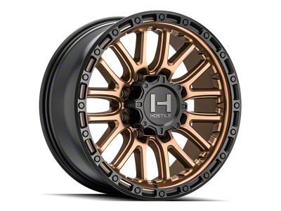 Hostile Ridgecrest Bronze 6-Lug Wheel; 20x9; 12mm Offset (19-26 Silverado 1500)