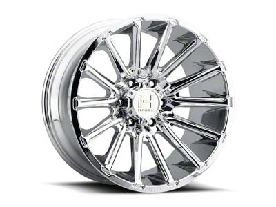 Hostile Typhoon Armor Plated 6-Lug Wheel; 22x10; -25mm Offset (19-24 Silverado 1500)