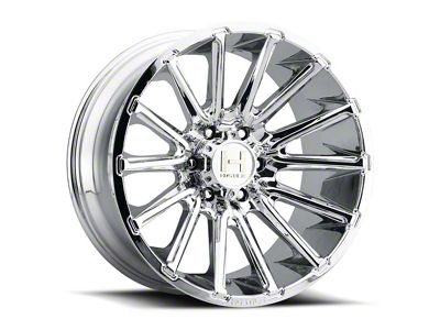Hostile Typhoon Armor Plated 6-Lug Wheel; 22x12; -44mm Offset (19-26 Silverado 1500)