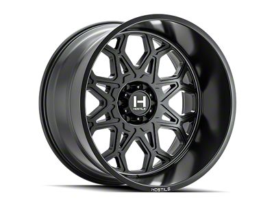 Hostile Anvil Asphalt 8-Lug Wheel; 22x10; -25mm Offset (20-25 Silverado 2500 HD)