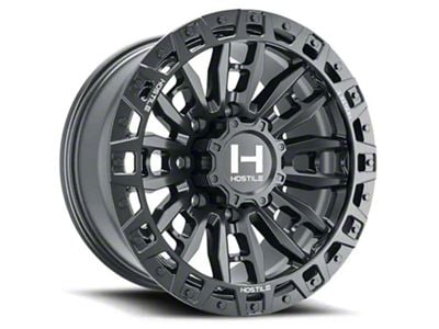 Hostile Crandon Asphalt 8-Lug Wheel; 18x9; 12mm Offset (07-10 Silverado 2500 HD)
