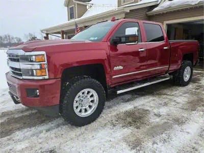 Hostile Silverado 2500 Crawler Machined 8-Lug Wheel; 18x9; 12mm