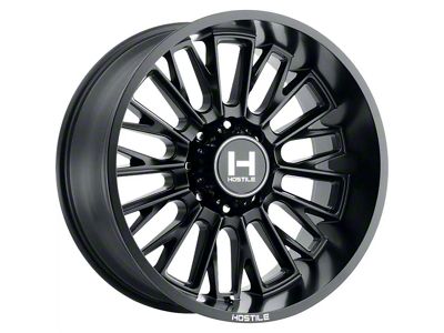 Hostile Fury Asphalt 8-Lug Wheel; 22x14; -76mm Offset (07-10 Silverado 2500 HD)