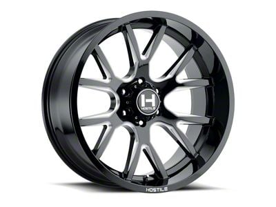 Hostile Rage Blade Cut 8-Lug Wheel; 24x14; -76mm Offset (07-10 Silverado 2500 HD)
