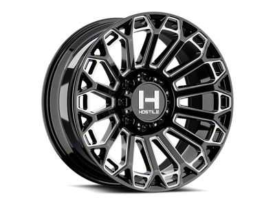 Hostile Warrior Blade Cut 8-Lug Wheel; 20x9; 12mm Offset (20-26 Silverado 2500 HD)