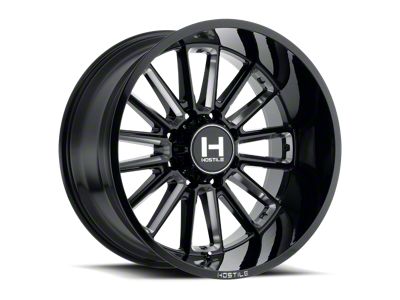 Hostile Predator Blade Cut 8-Lug Wheel; 20x12; -44mm Offset (20-25 Silverado 3500 HD SRW)