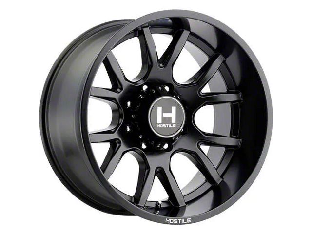 Hostile Silverado 3500 Rage Asphalt 8-Lug Wheel; 22x14; -76mm Offset ...