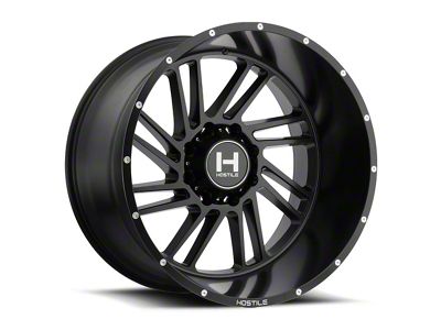 Hostile Stryker Asphalt 8-Lug Wheel; 24x14; -76mm Offset (01-06 Silverado 3500 HD SRW)