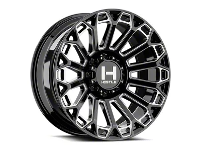 Hostile Warrior Blade Cut 8-Lug Wheel; 20x9; 12mm Offset (20-26 Silverado 3500 HD SRW)