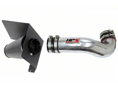 HPS Shortram Cold Air Intake; Polished (07-08 4.8L Silverado 1500)