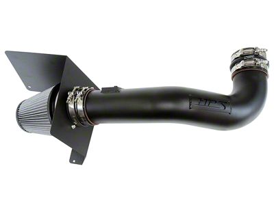 HPS Shortram Cold Air Intake; Wrinkle Black (09-14 4.8L Tahoe)