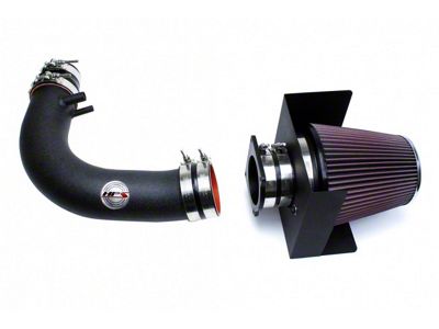 HPS Shortram Cold Air Intake; Wrinkle Black (97-03 4.6L F-150)