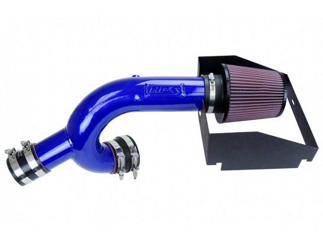 HPS Shortram Cold Air Intake; Blue (15-16 3.5L EcoBoost F-150)