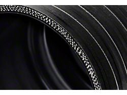 High Temp Aramid Reinforced Silicone Intercooler Hose Boot Kit; Black (05-07 6.0L Powerstroke F-250 Super Duty)