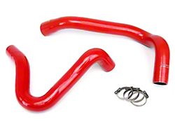 Silicone Radiator Coolant Hose Kit; Red (99-01 7.3L Powerstroke F-250 Super Duty)