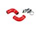 HPS Silicone Oil Cooler Coolant Elbow Hose Kit; Red (2006 5.7L RAM 1500)