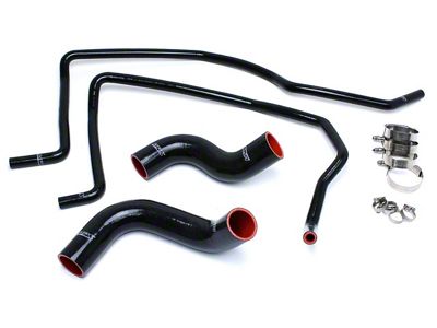 HPS Silicone Radiator and Heater Coolant Hose Kit; Black (04-06 RAM 1500 SRT-10)