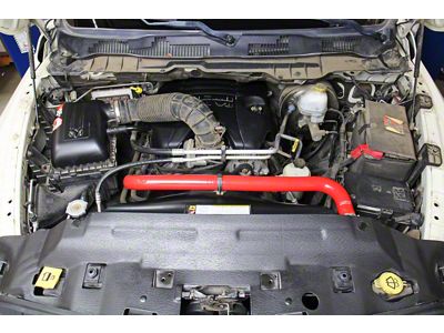 HPS Silicone Radiator Coolant Hose Kit; Red (09-18 5.7L RAM 1500)