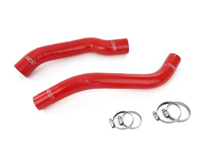 HPS Silicone Radiator Coolant Hose Kit; Red (09-13 4.7L RAM 1500)