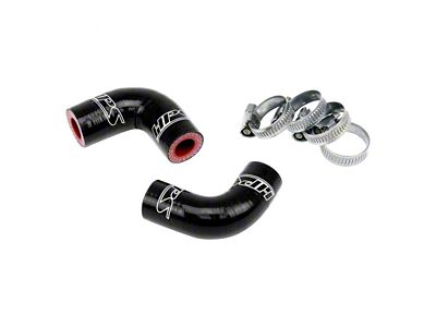 HPS Silicone Oil Cooler Coolant Elbow Hose Kit; Black (2006 5.7L RAM 2500; 03-06 5.9L RAM 2500)